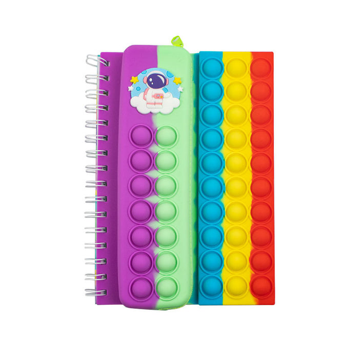 Wholesale notebook and pencil case 2 in 1 Rodent Pioneer Decompression MOQ≥2 JDC-NK-MTE001