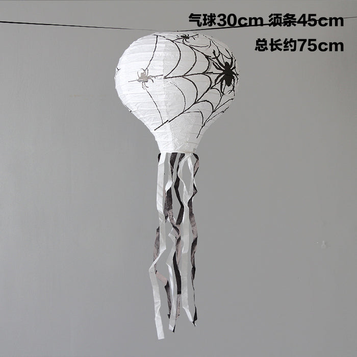 Papel decorativo al por mayor Halloween Aire caliente Balloon Jack-O-Lantern Decor Moq≥2 JDC-DCN-YIMO003