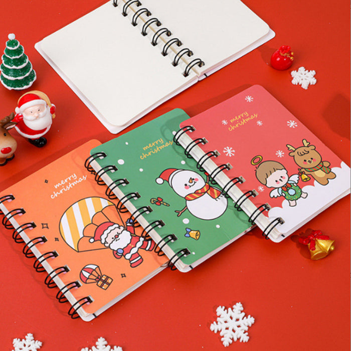 Wholesale Notebook Paper Cartoon Christmas Coil Book JDC-NK-KuY005