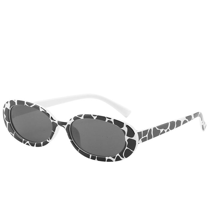 Wholesale Sunglasses AC Small Frame Zebra Pattern JDC-SG-YuanY003