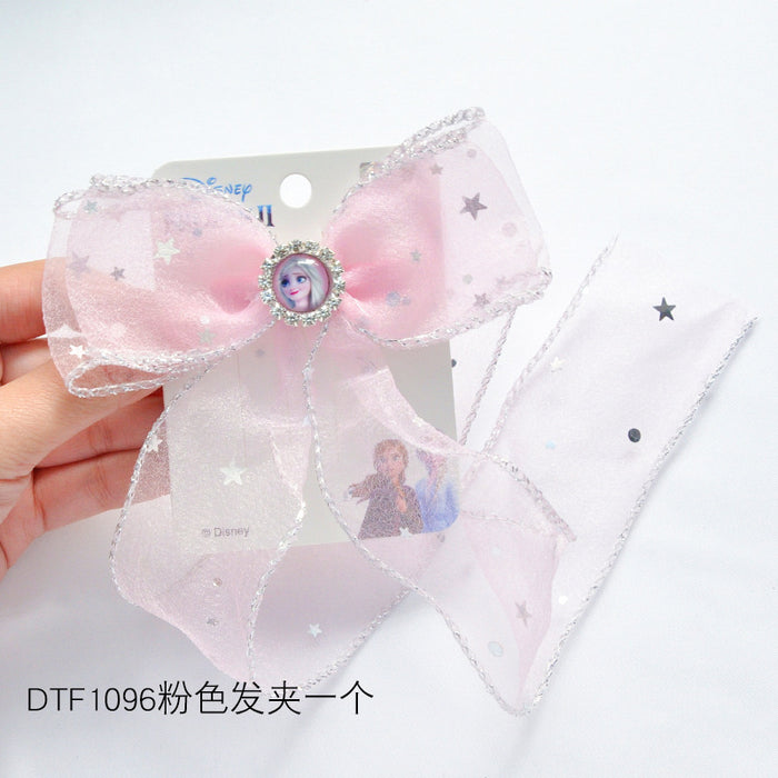 Wholesale hairpin yarn material children's bow ribbon JDC-HC-LLJ004