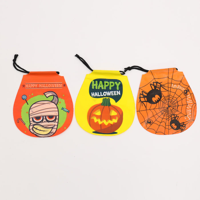 Bolsa de regalo al por mayor plástico Halloween Drawstring Drawstring BoCh Candy Bag MOQ≥2 JDC-GB-ShenaO005
