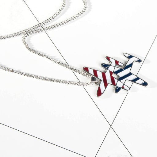 Jewelry WholesaleWholesale jewelry small plane pendant necklace lady sweater chain JDC-NE-XunO048 Necklaces 循欧 %variant_option1% %variant_option2% %variant_option3%  Factory Price JoyasDeChina Joyas De China