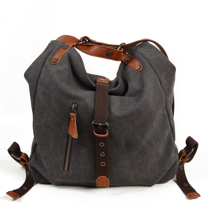 Wholesale Backpack Canvas Large Capacity Simple One Shoulder Portable JDC-BP-Sijie001