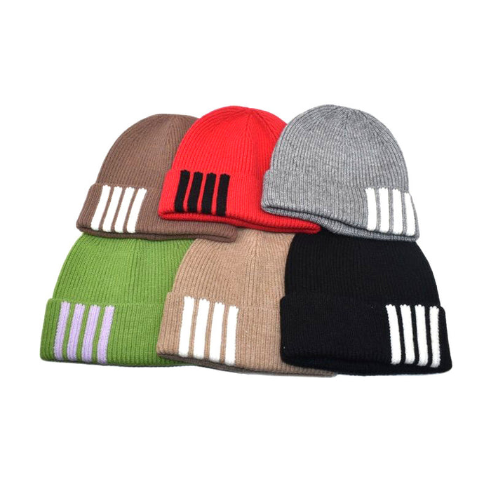 Wholesale Hat Cashmere College Style Simple Knitted Hat MOQ≥2 JDC-FH-ShunMa026