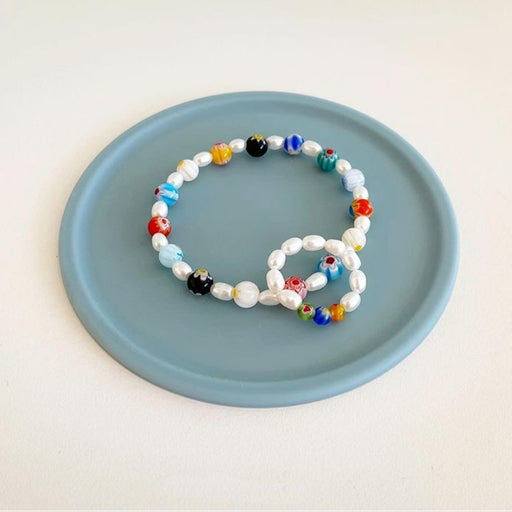 Jewelry WholesaleWholesale Glass Beads Pearl Beaded Rings JDC-RS-WoK001 Rings 沃宽 %variant_option1% %variant_option2% %variant_option3%  Factory Price JoyasDeChina Joyas De China