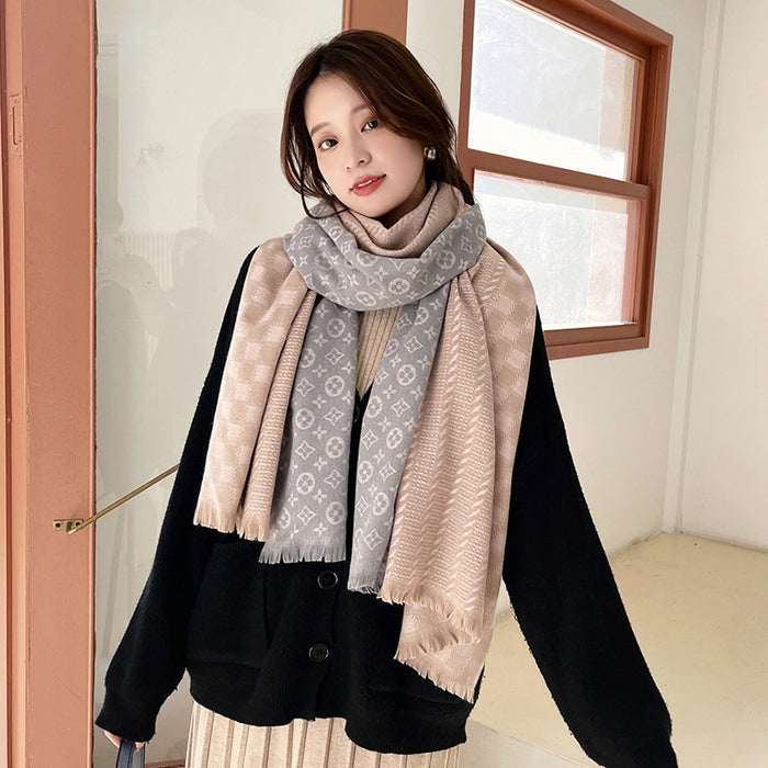 Wholesale Scarf Polyester Fiber Winter Warmth (F) MOQ≥2 JDC-SF-Songn004