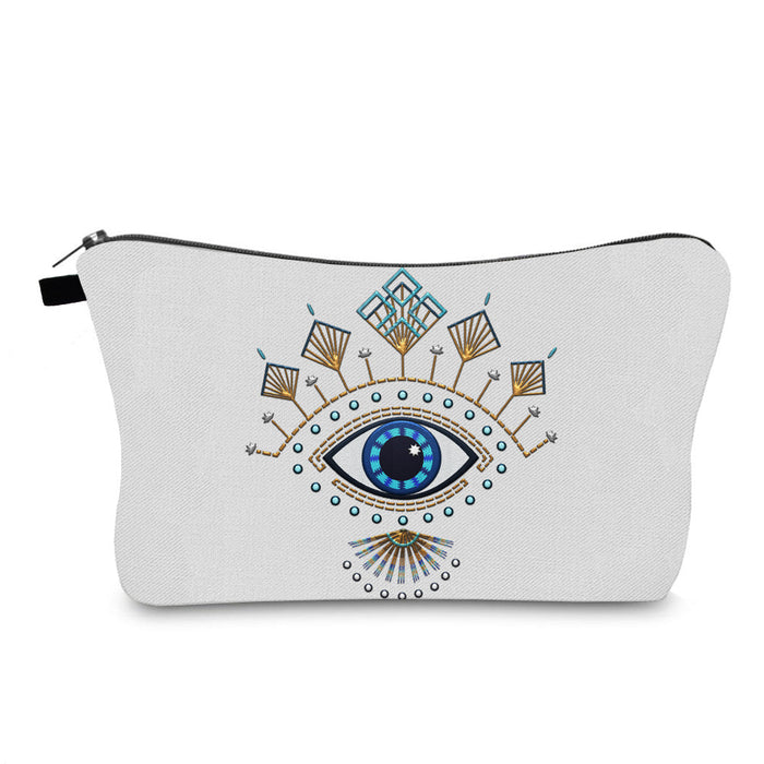 Wholesale Waterproof Cosmetic Bag Evil Eye Print JDC-CB-XinD004