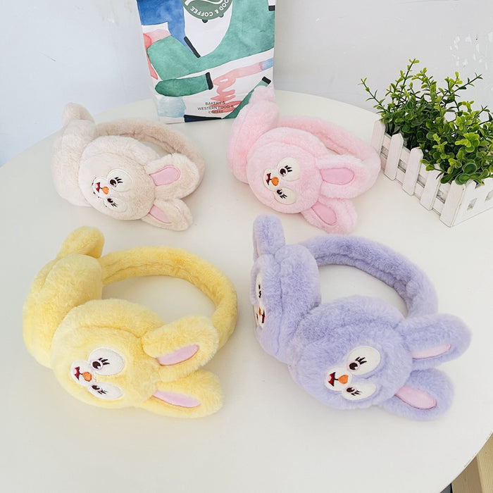 Wholesale winter earmuffs cute rabbit kids warm earmuffs MOQ≥2 JDC-EF-JunC005