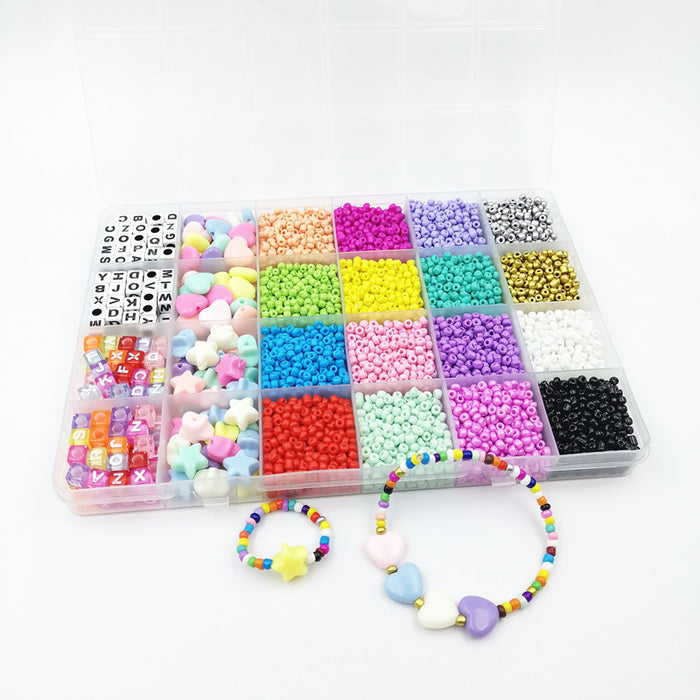 Wholesale 2MM Millet Beads Glass Beads DIY Beaded Beads For Bracelets MOQ≥2 JDC-DIY-BiN001