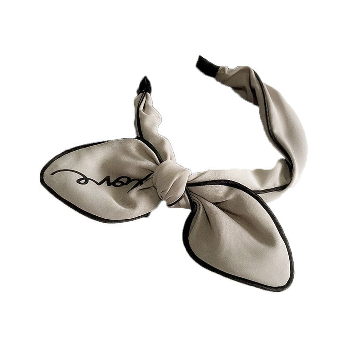 Wholesale Headband cloth bow love headband JDC-HD-TianRui001