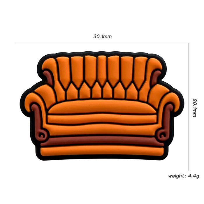Wholesale 10PCS DIY Silicone Cartoon Sofa Beads JDC-BDS-WDX054