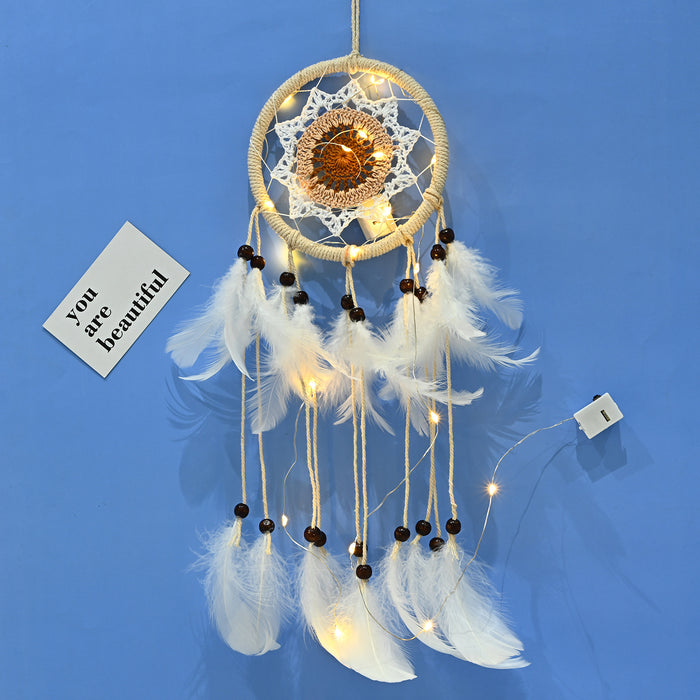 Wholesale Vintage Home Decorations dreamcatcher Feather Pendant MOQ≥2 JDC-DC-JunX011