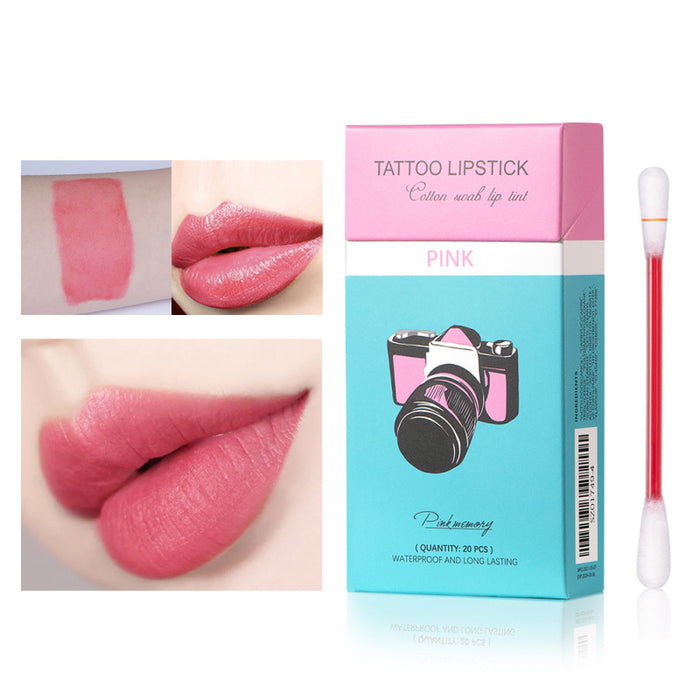 Wholesale Cotton Swab Lipstick Lip Glaze Creative Lip Gloss JDC-MK-ALM004