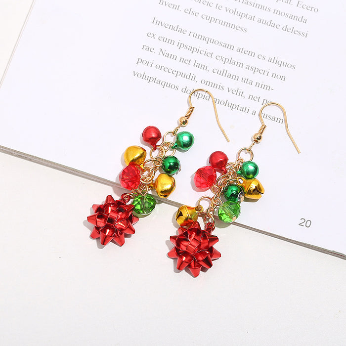 Wholesale Necklaces Alloy Christmas Jewelry Set Colorful JDC-NE-YQL001