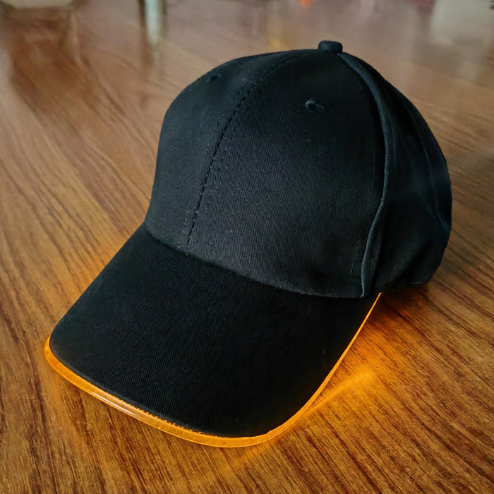 Wholesale Hat Cotton LED Fiber Optic Casual Peaked Cap JDC-FH-JMHT001