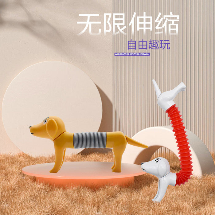 Wholesale Toy Decompression DIY Retractable Dog JDC-FT-ZhuoJia021