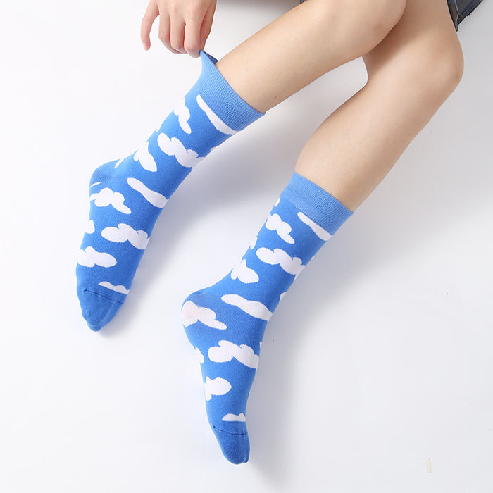 Wholesale Socks Cotton Creative Polka Dot Socks MOQ≥5 JDC-SK-XinH015