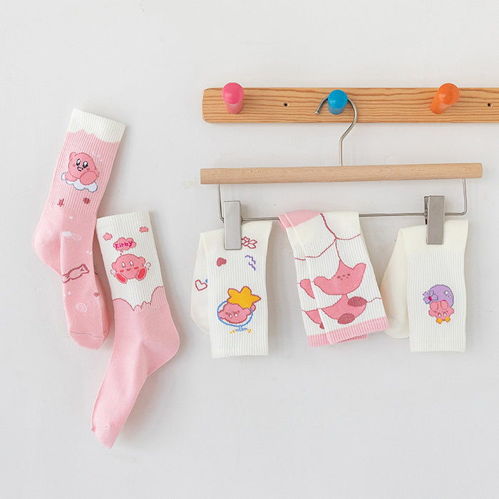 Calcetines al por mayor algodón lindo calcetines de dibujos animados rosa jdc-sk-mzx014