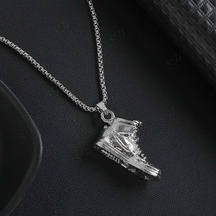 Wholesale Necklaces Alloy Trend Sneakers MOQ≥2 JDC-NE-BaiYing004