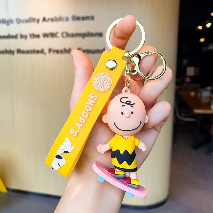 Wholesale Silicone Cute Cartoon Keychain JDC-KC-Chaow005
