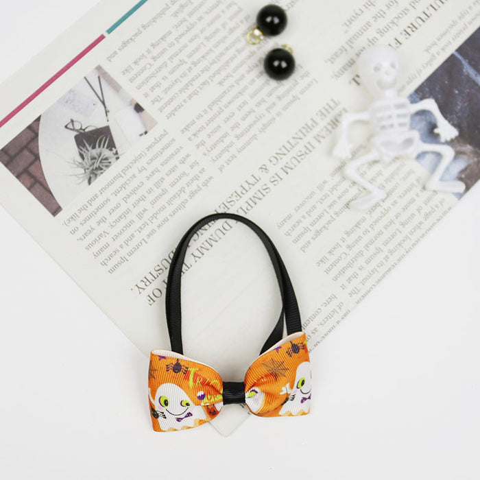 Wholesale Halloween Pet Party Decoration Supplies Cat Dog Rabbit Bow Tie Spider MOQ≥3 JDC-HD-XinY002