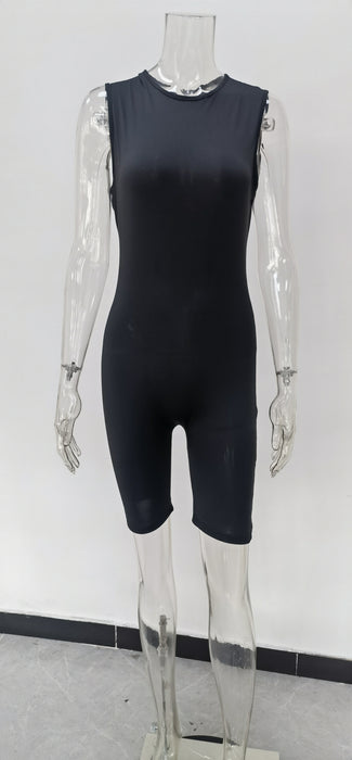 Wholesale Suit Women's Sleeveless Slim High Waist Sports Jumpsuit JDC-SW-ChengYu001