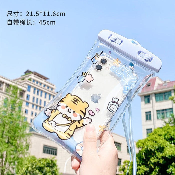 Wholesale PVC Touch Screen Mobile Phone Waterproof Bag MOQ≥2 JDC-WB-Zhimei001