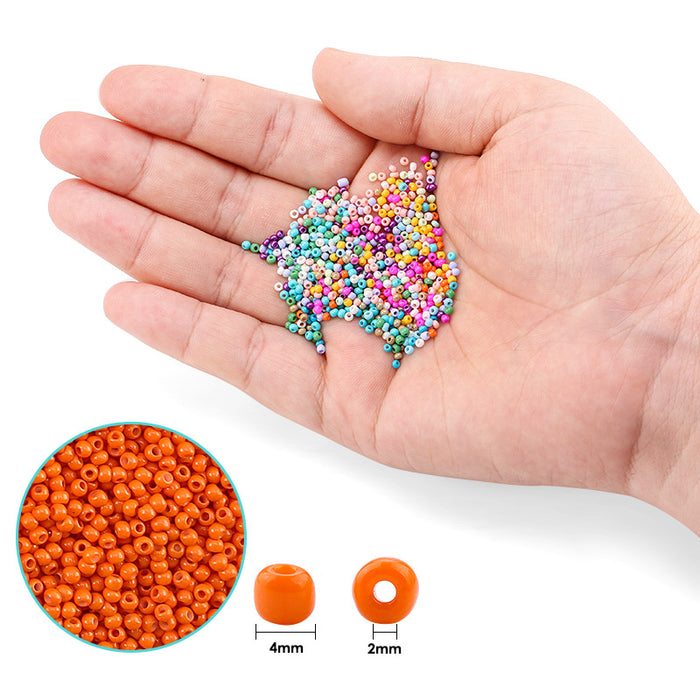 Wholesale 24 Grid Glass Rice Beads DIY Bracelet Accessories Set JDC-DIY-QQSJ003