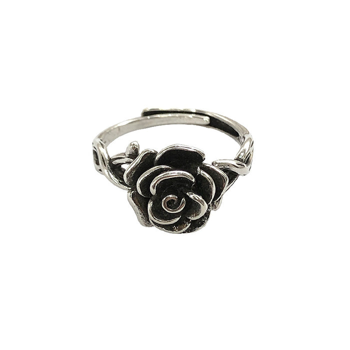 Jewelry WholesaleWholesale 925 Silver Thai Silver Flower Ring JDC-RS-LanZ002 Rings 岚芷 %variant_option1% %variant_option2% %variant_option3%  Factory Price JoyasDeChina Joyas De China