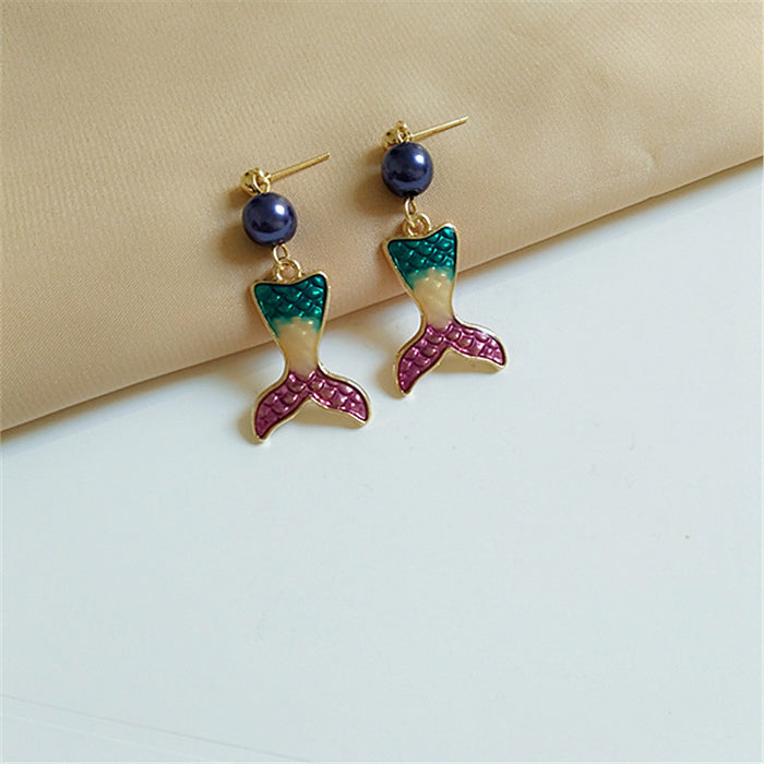Wholesale Earrings Alloy Personality Hats Clothes JDC-ES-AiMei022