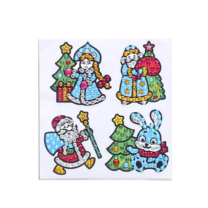 Wholesale children's puzzle cartoon princess stick diamond painting at will DIY JDC-FT-qiancai002