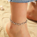 Jewelry WholesaleWholesale beach style foot chain with diamond claw Anklets JDC-AS-e262 Anklet 奈珠 %variant_option1% %variant_option2% %variant_option3%  Factory Price JoyasDeChina Joyas De China
