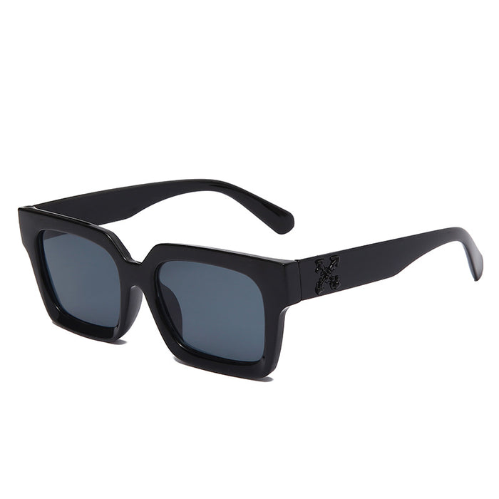 Wholesale leopard print uv4 outdoor transparent sunglasses frame （F)  JDC-SG-HNB004