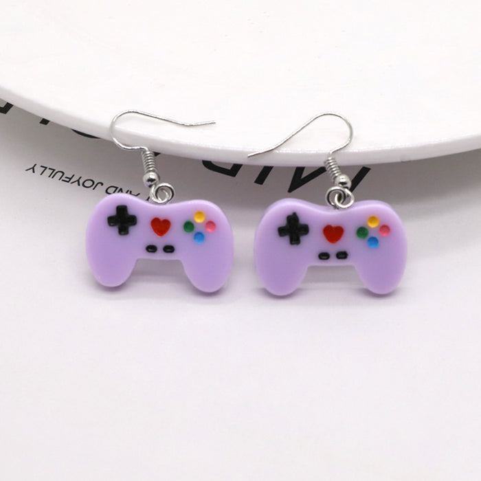 Wholesale Cute Candy Color Resin Game Console Earrings MOQ≥3 JDC-ES-Juej004