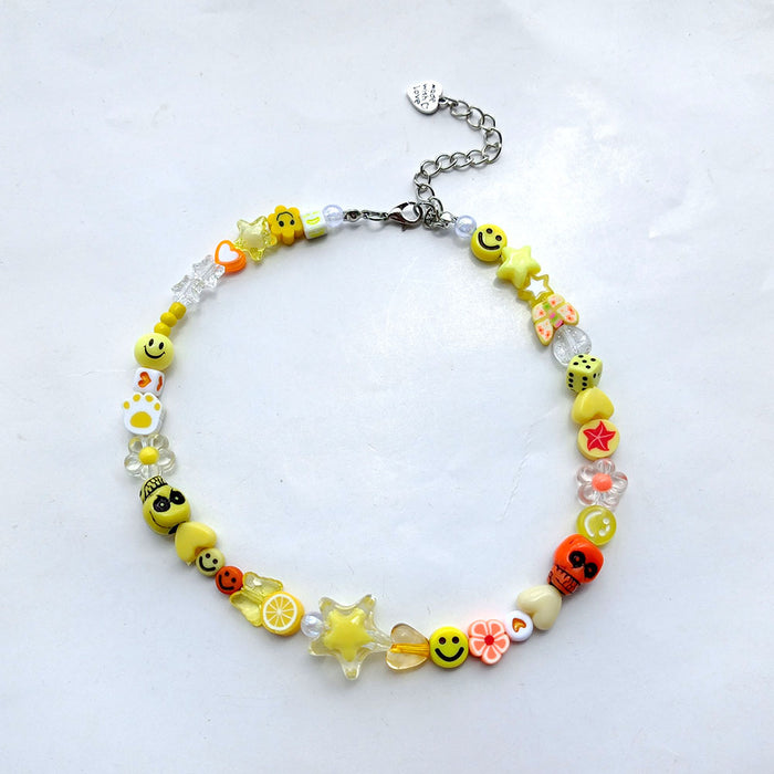 Wholesale Necklaces Plastic Halloween Skull MOQ≥2 JDC-NE-YunShan001