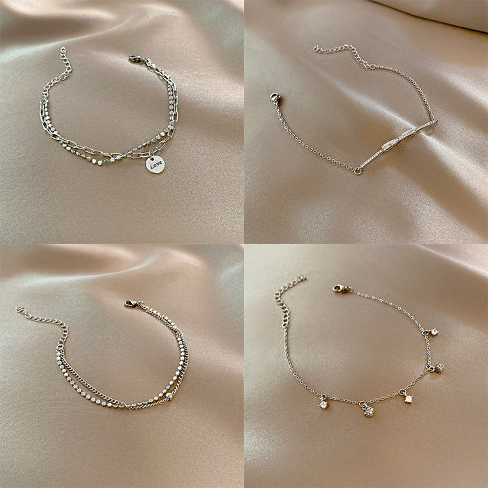Wholesale Bracelet Copper Simple Zircon Pearls JDC-BT-MengF007
