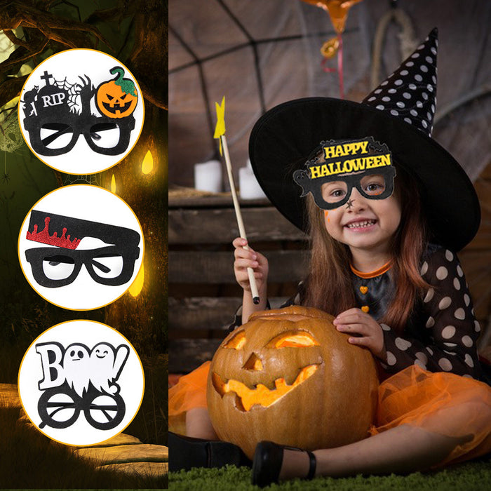 Gafas divertidas decorativas al por mayor Suministros de fiestas de terror de Halloween Photo Prop cabello Moq≥2 JDC-DCN-ZHOUH001