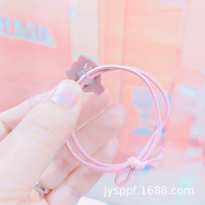 Wholesale hair accessories cute wine bottle hair ring hair rope MOQ≥3 JDC-HS-XieY002