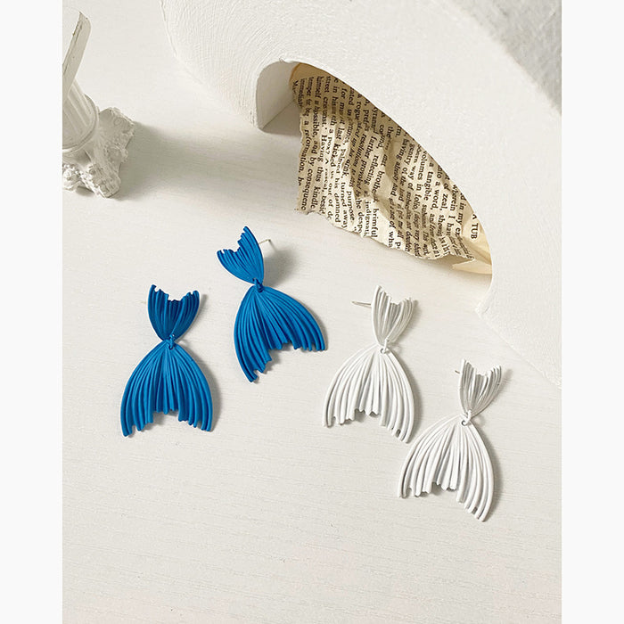 Wholesale Earrings Alloy Creative Fishtail Shape JDC-ES-Baolai011