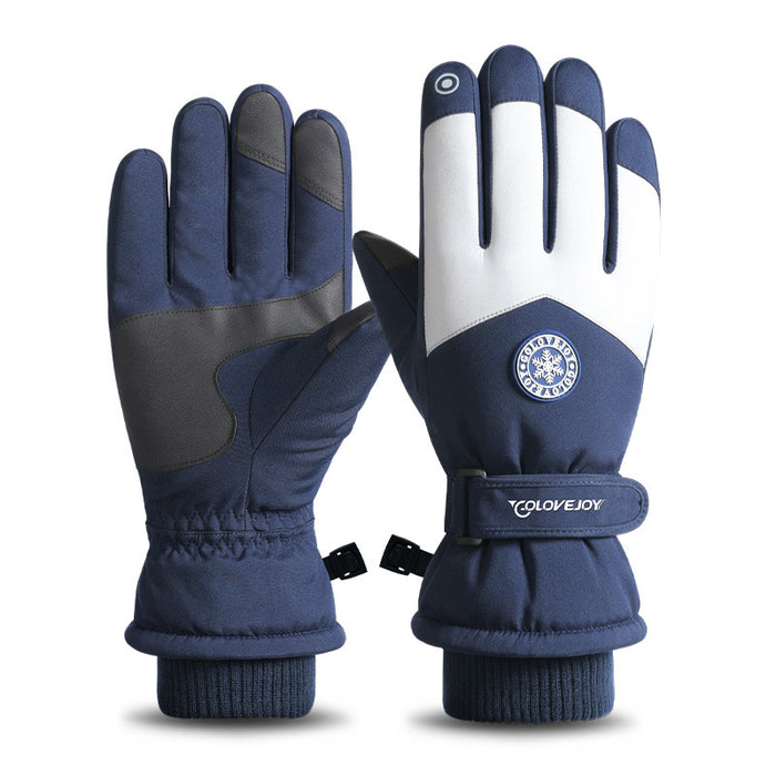 Wholesale Gloves Acrylic Waterproof Anti-Slip Thickened Outdoor Gloves Touch Screen MOQ≥2 JDC-GS-ShengD001