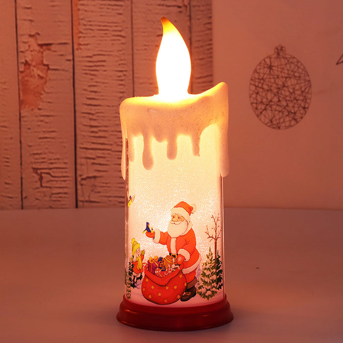 Wholesale Decorations PVC LED Candle Light Glow Night Lights Christmas Decoration JDC-DCN-NuoH001