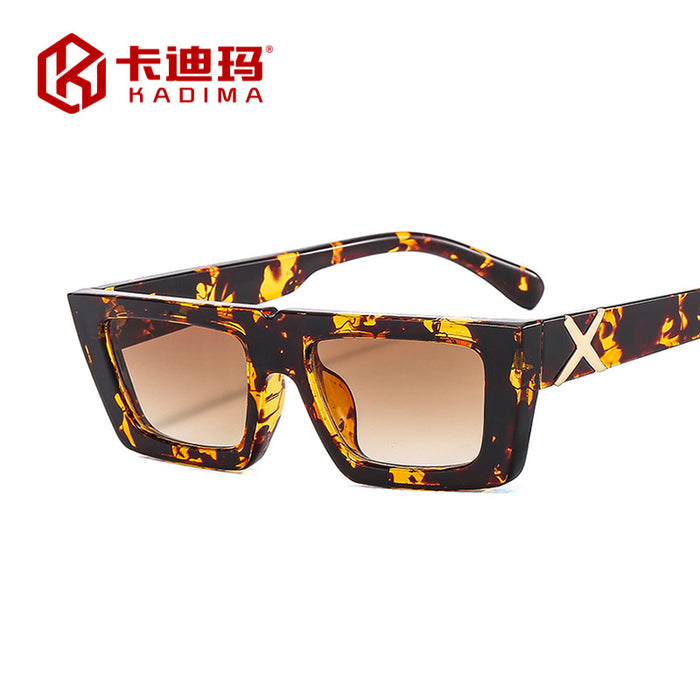 Wholesale Sunglasses PC Small Frame Square Temple X JDC-SG-XiA049