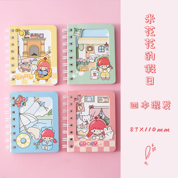 Wholesale Notebook Paper Hand Ledger Pocket Coil MOQ≥2 JDC-NK-XuF003