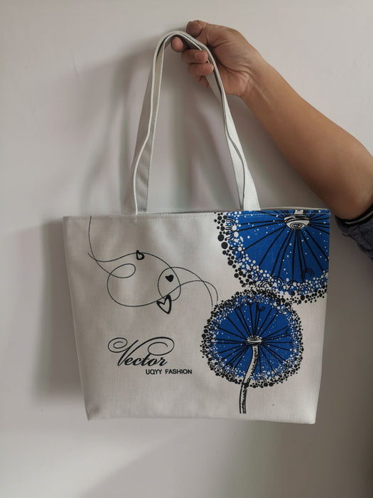 Wholesale Handbag Canvas Cute Printed Shoulder Tote Bag MOQ≥2 JDC-HB-Weis003