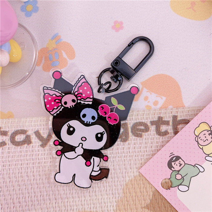 Wholesale Keychains Acrylic Anime Cute Cartoon (S) MOQ≥2 JDC-KC-CRQT001