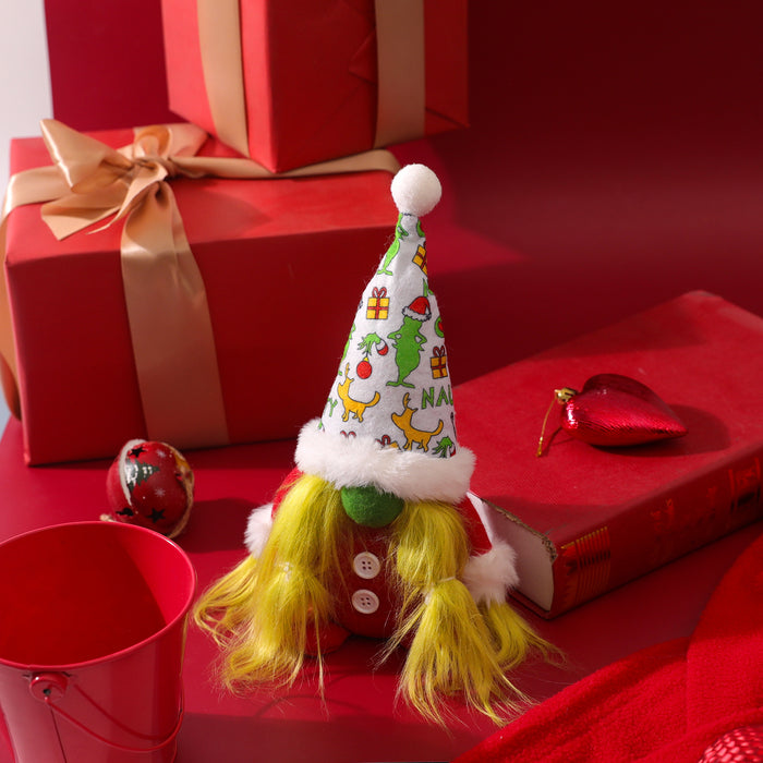 Wholesale Ornament Cloth Christmas Beard Doll Doll MOQ≥2 JDC-DCN-QuY003