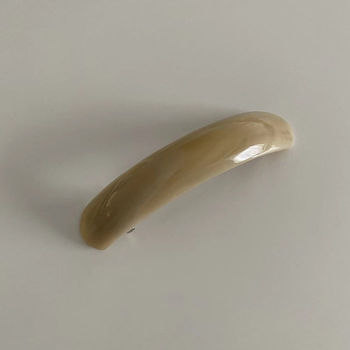 Wholesale Hair Clip Acrylic Curved Spring Clip JDC-HC-QZ002