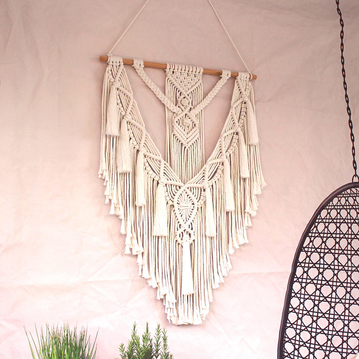 Wholesale boho ins tapestry cotton thread woven wall hanging MOQ≥2 JDC-DC-CYue001