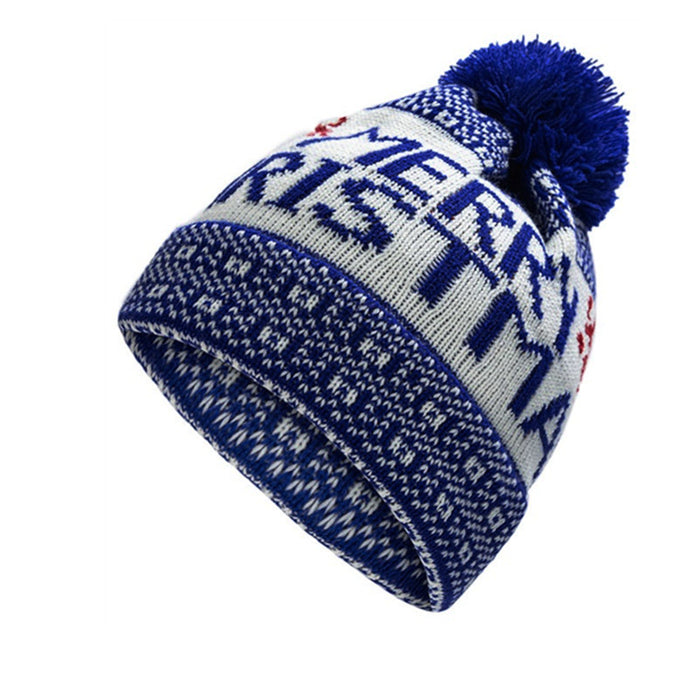 Wholesale Hat Acrylic Winter Warm Jacquard Ear Defender Pullover Knitted Hat JDC-FH-YeF001